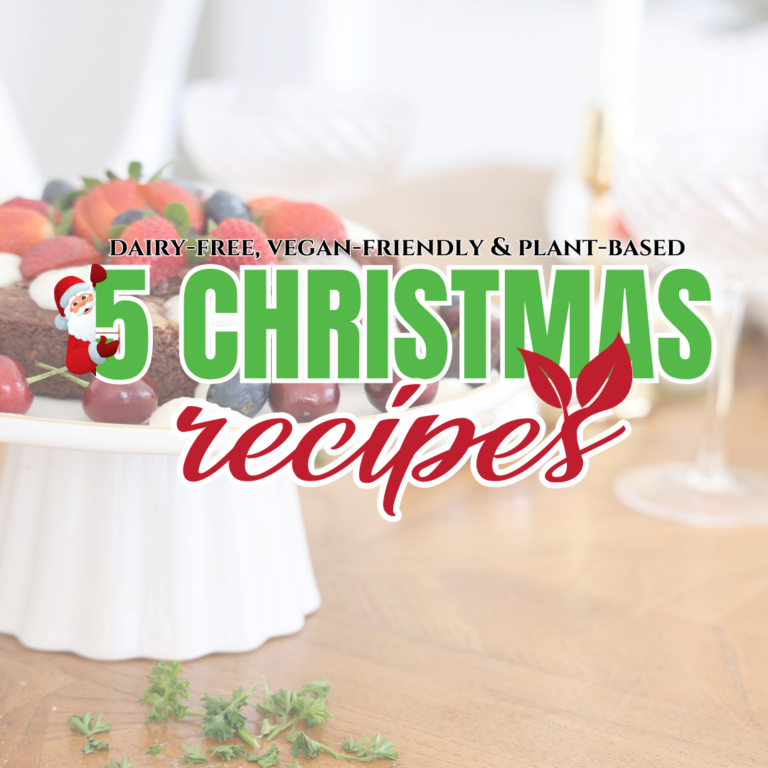 5 Dairy-Free Christmas Recipes | Dairy-Free Down Under
