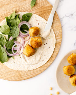 Cashew Cream Cheese Falafel