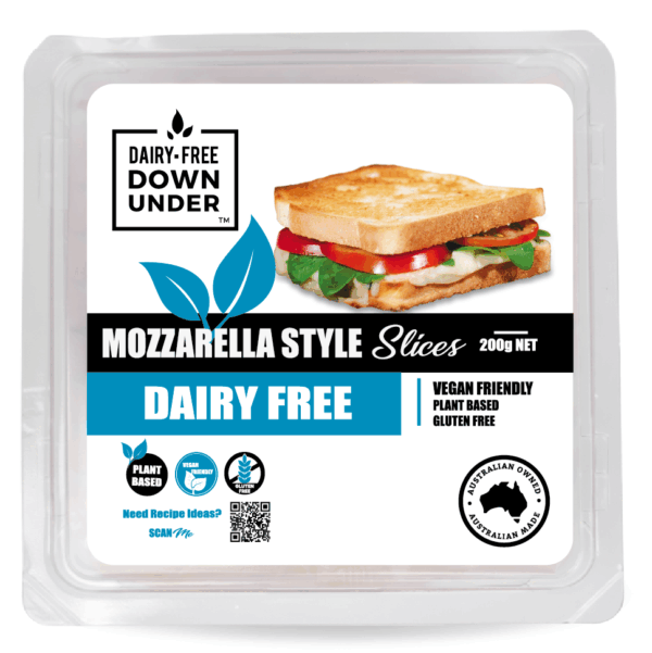 Dairy Free Down Under's Plant-Based Mozzarella Style Slices