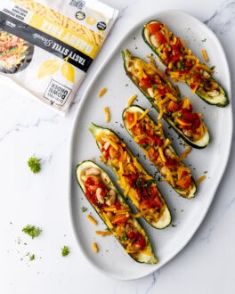 Tasty Loaded Zucchini Boats-3