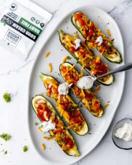 Tasty Loaded Zucchini Boats-4